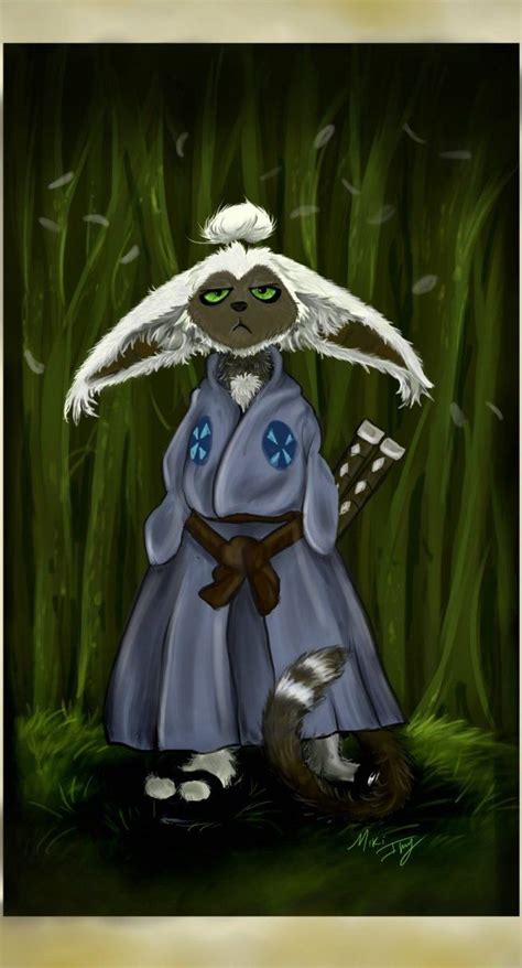 Last Airbender Samurai Momo By Miki On Deviantart Avatar Cartoon
