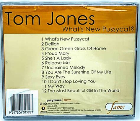 Tom Jones Whats New Pussycat Brand New Sealed Music Album Cd Au