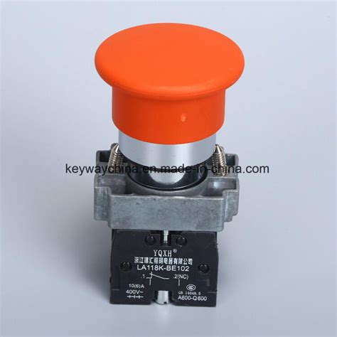6v 380v Mushroom Push Button Switch With Red And Green Colors China