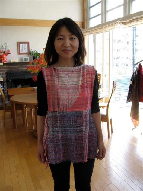 One Of Several Lovely Saori Woven Garments Photographed By Saori Studio