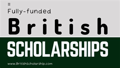 10 Fully Funded British Scholarships 2023 For International Students
