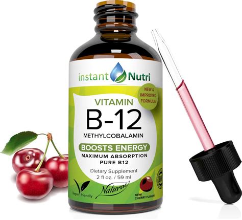 Vitamin B12 Methylcobalamin Sublingual Liquid Drops Energy Boost And Pernicious Anemia