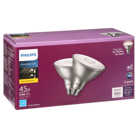 Philips Par38 Medium Indooroutdoor Led Floodlight Light Bulb Walmart