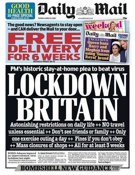 How Boriss Historic Lockdown Speech Has Aged Two Years On Daily Mail Online
