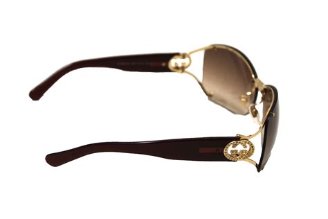 Authentic Gucci Brown Gg Crystal 2820 F S Sunglasses Paris Station Shop