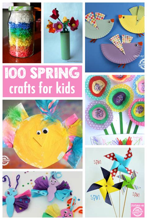 100 Gorgeous And Easy Spring Crafts Kids Will Love
