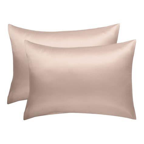 Set Of 2 Luxury Satin Pillowcase Cool Silky King Size Pillow Case Cover