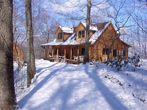 Log Cabin In Snow Wallpaper Wallpapersafari