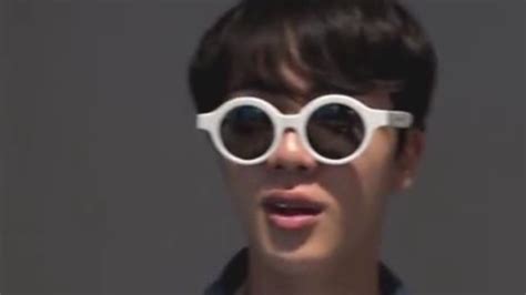 Jin bts funny white glasses. BTS fans are taking meme Jin to the next level for his ...