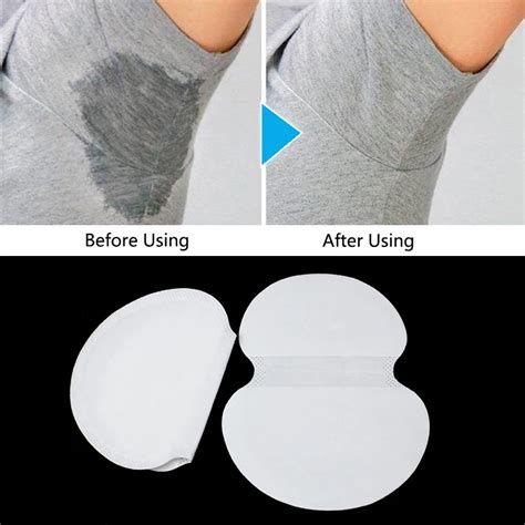 Armpit Sweat Pads Underarm Scent Perspiration Pad Adhesive 100pcs