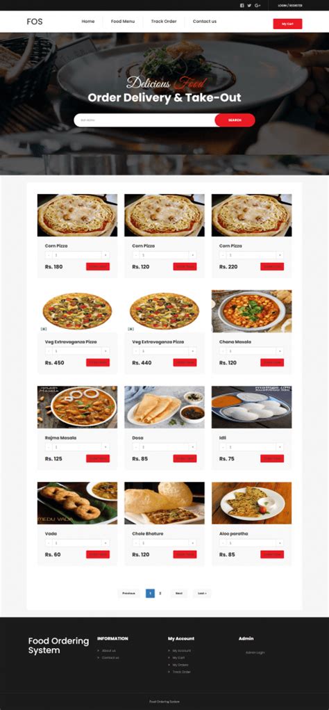 Food Ordering System Project Food Ordering System Github Since Riset