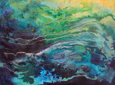 Carol Nelson Fine Art Blog Ocean Blue Acrylic Seascape Abstract