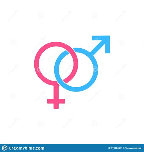 Male And Female Symbols Gender Sex Symbol Or Symbols Of Men And Women