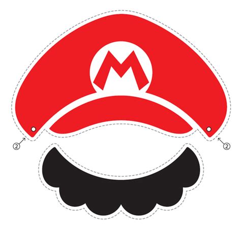 Nintendo Releases Official Marioluigi Paper Hats Mustaches Super