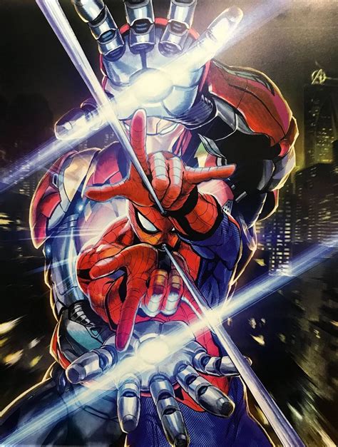 Yusuke Murata The Artist For One Punch Man With Spider Maniron Man