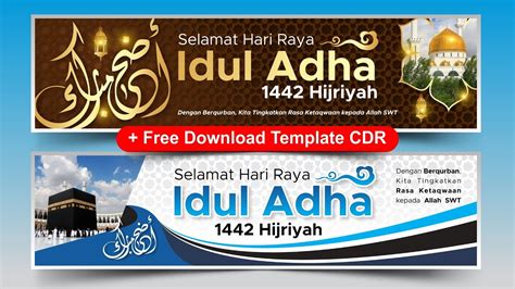 Tutorial Desain Spanduk Banner Idul Adha H Coreldraw