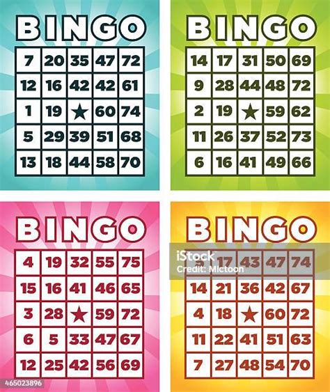 Ilustración De Bingo Tarjetas Y Más Vectores Libres De Derechos De Bingo Bingo Carta Naipe