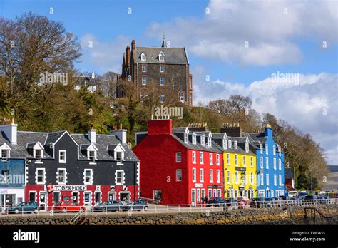 Tobermory Harbour Isle Of Mull Hebrides Argyll And Bute Scotland