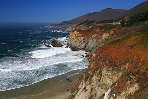 Rugged Coastline Of California South Of Sanfrancisco Editorial Stock