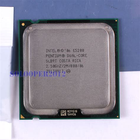 Intel Pentium Dual Core E5200 25ghz2m800 775 Cpu Processor Lot Of 10