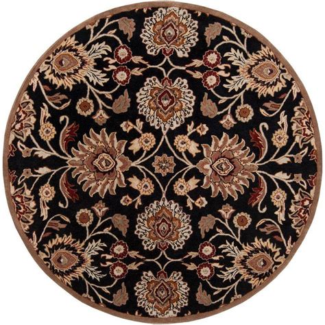 Artistic Weavers Artes Maroon 4 Ft X 4 Ftround Area Rug Cristal 4rd