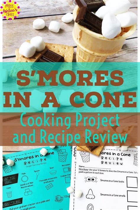 Smores In A Cone Classroom Cooking Project For Special Education