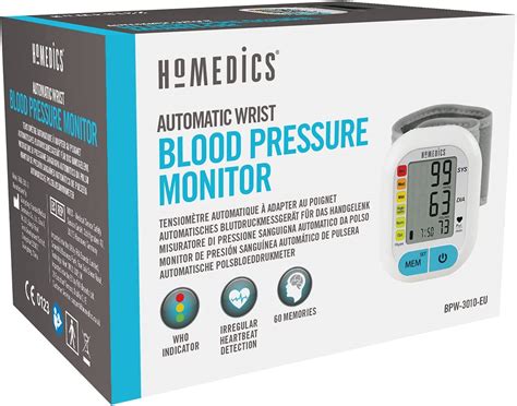 Homedics Automatic Wrist Blood Pressure Monitor Compact And Portable