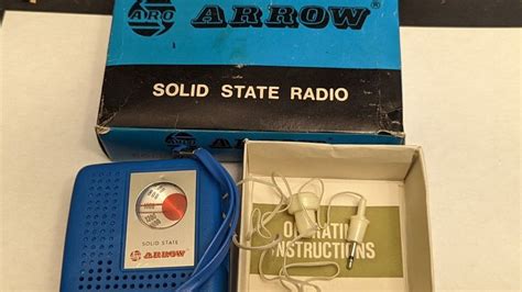 Vintage Arrow Solid State Radio Model 2601 Earbuds Instructions Ebay In 2022 Radio How To