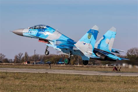 Flickrpsmbt2d Su 27ub 74 Blue Myrhorod Ab Ukraine Jet