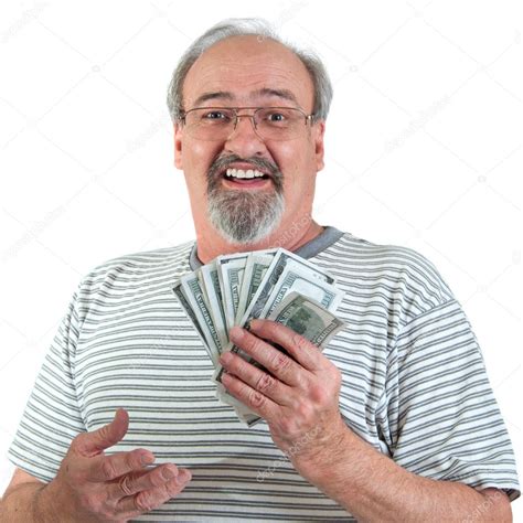 Happy Man With Hand Full Of Money Stock Photo By ©rcarner 9980548