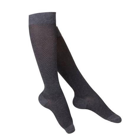 Touch Womens Knee High Compression Socks 15 20 Mmhg Charcoal