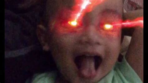 Baby Superman Shoot Laser From His Eye Youtube
