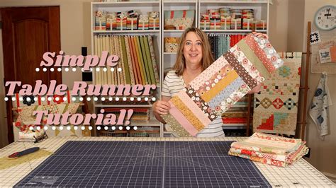 Simple Table Runner Tutorial - YouTube