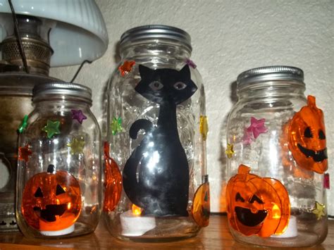 Michelles Little Piece Of Heaven Halloween Decor Canning Jars