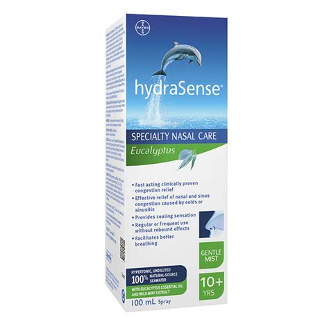Hydrasense Specialty Nasal Care Eucalyptus 100ml London Drugs