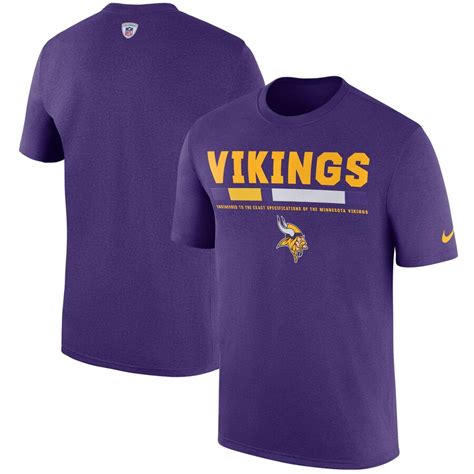Nike Minnesota Vikings Purple Sideline Legend Staff Performance T Shirt