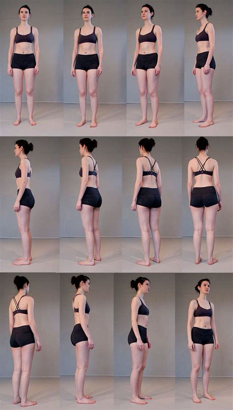 Full Body Turn Around Stock Pack By Kxhara On Deviantart Female Pose Reference Human Poses