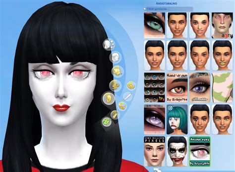 The Sims 4 Custom Content Hair Anime Bapkw