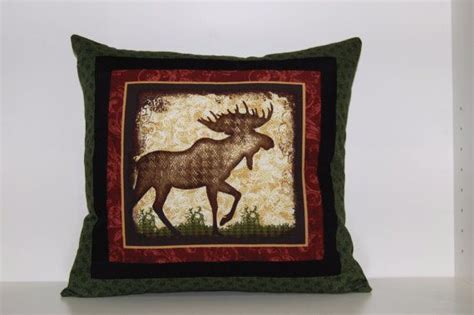 Holiday Sale Mountain View Pillows Rustic Cabin Decor Moose Etsy