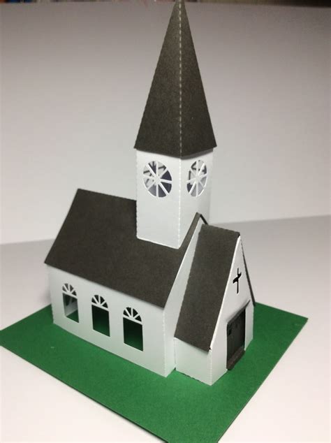 Papercrafts And Other Fun Things Miniature House 9 Church With A