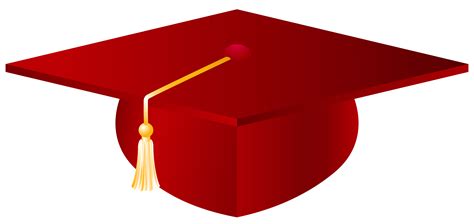 Red Graduation Cap Png Vector Clipart Image Gallery Yopriceville High