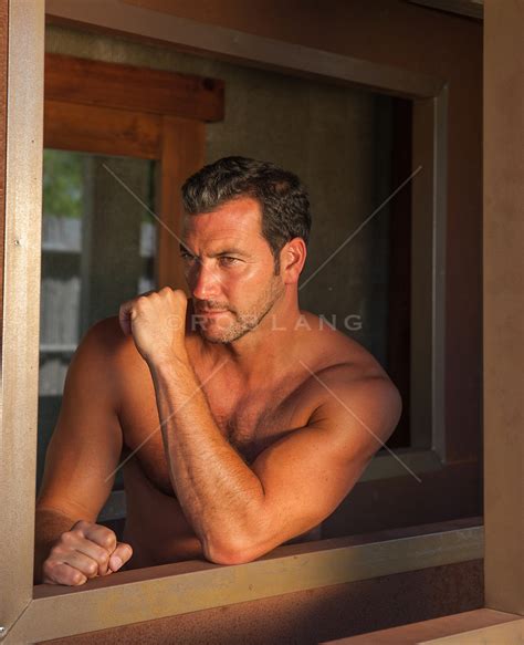 Hot Shirtless Man In A Window Rob Lang Images