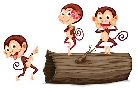 cartoon monkey 367938 Vector Art at Vecteezy