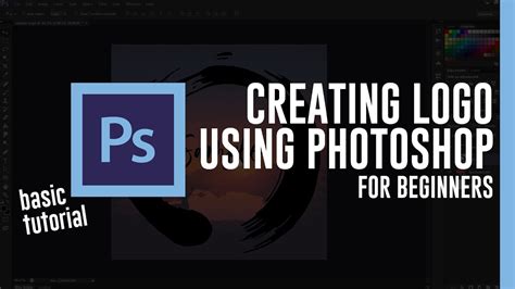 Creating Logo Using Adobe Photoshopbasic Tutorialbeginners Youtube