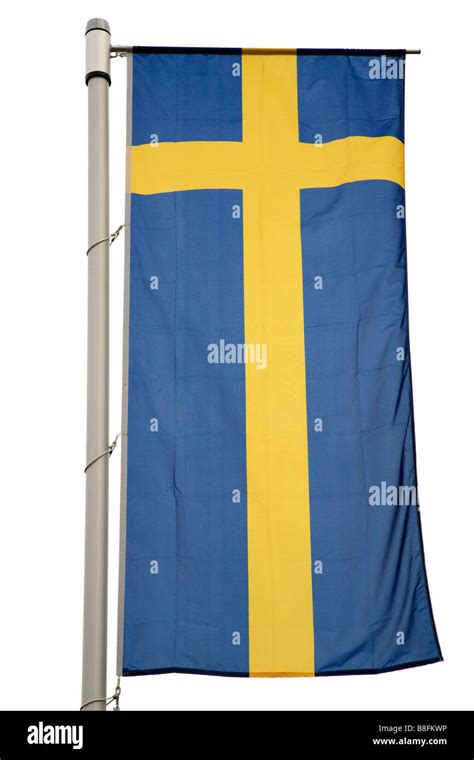 Swedish National Flag Stock Photo Alamy