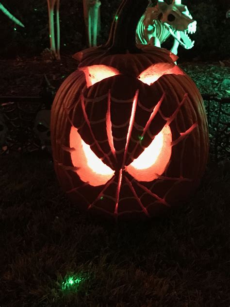 Maybe you would like to learn more about one of these? Spiderman pumpkin | Spiderman pumpkin, Halloween pumpkins ...