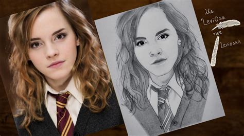 How to draw Hermione Granger from Harry Potter step by step | Emma