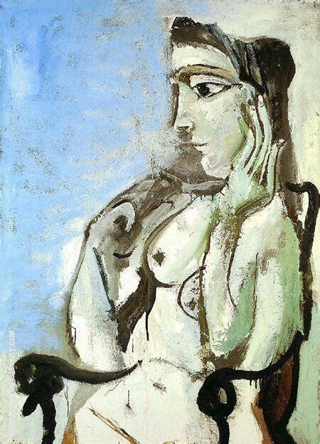 Nude In An Armchair By Pablo Picasso Oil Painting Reproduction