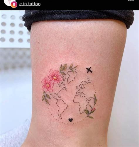 World Travel Tattoo Small Hand Tattoos Small Tattoos Tiny Tattoos