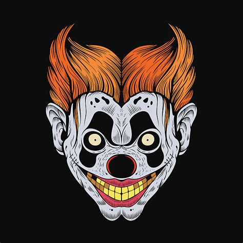 best scary clown illustrations royalty free vector graphics and clip art istock